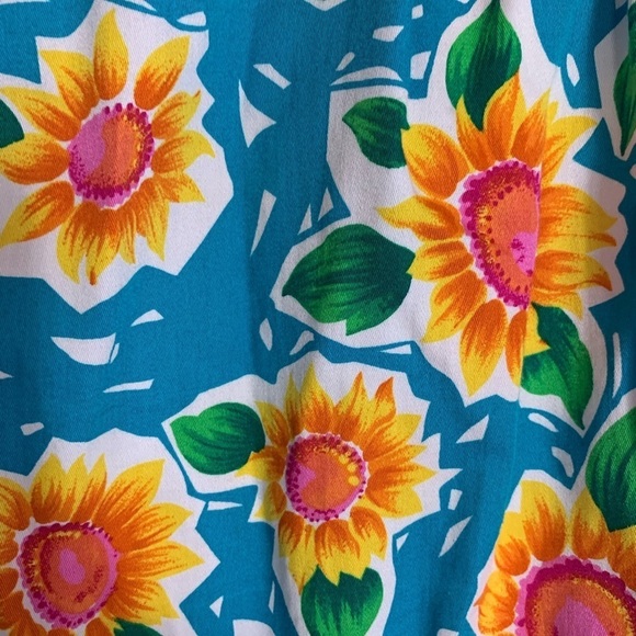 Tabi Vintage Women’s Sunflower Belted Shorts Size 18 (Check Approx Measurements) - Picture 12 of 12
